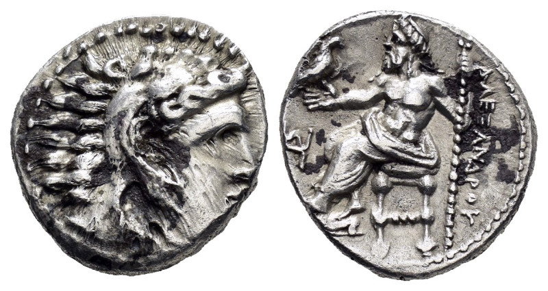 KINGS of MACEDON. Alexander III The Great.(336-323 BC). Miletos.Drachm.

Obv : H...