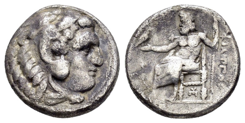 KINGS OF MACEDON. Philip III Arrhidaios (323-317 BC).Kolophon.Drachm. 

Obv : He...