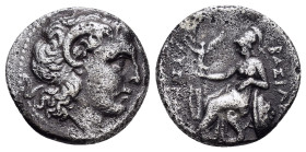 KINGS of THRACE.(Macedonian). Lysimachos.(305-281 BC). Ephesos.Drachm.

Obv : Diademed head of the deified Alexander right, wearing horn of Ammon.

Re...