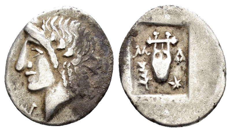 LYCIAN LEAGUE. Masicytes.(Circa 30-27 BC). Hemidrachm.

Obv: Λ - Y.
Laureate hea...