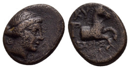 AEOLIS.Kyme.(Circa 350-250 BC).Ae.

Weight : 2.84gr
Diameter : 15 mm