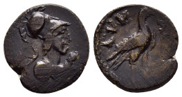 AEOLIS.Kyme.(2nd century).Ae.

Weight : 2.09 gr
Diameter :15 mm
