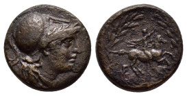 AEOLIS.Elaia.(4th century BC).Ae.

Weight : 3.03 gr
Diameter : 14 mm