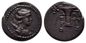 AEOLIS.Kyme.(Circa 320-250 BC).Ae.

Weight : 3.6 gr
Diameter : 16 mm