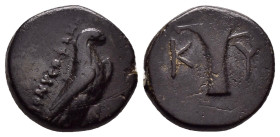 AEOLIS. Kyme.(Circa 320-250 BC).Ae.

Weight : 4.5 gr
Diameter : 16 mm