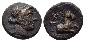 AEOLIS.Kyme.(Circa 320-250 BC).Ae.

Weight : 3.6 gr
Diameter : 15 mm
