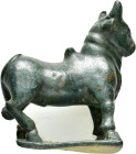 ANCIENT ROMAN BRONZE BULL STATUE. (1ST-5TH CENTUR).Ae.

Weight : 86.5 gr
Diameter : 45 mm