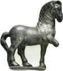 ANCIENT ROMAN BRONZE HORSE STATUETTE.(1st-2nd century).Ae.

Weight : 68.4 gr
Diameter : 50 mm