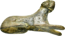 ANCIENT ROMAN BRONZE PANTHER STATUETTE.(1st-2nd century).Ae.

Weight : 38.9 gr
Diameter : 51 mm