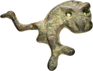 ANCIENT ROMAN BRONZE LION.(1st-2nd century).Ae.

Weight : 16.3 gr
Diameter : 48 mm