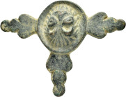 ANCIENT ROMAN BRONZE APLIQUE.

Weight : 28.6 gr
Diameter : 68 mm