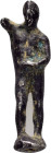 ANCIENT ROMAN SILVER MALE STATUETTE.(1st-2nd century).Ae.

Weight : 10.4 gr
Diameter : 39 mm