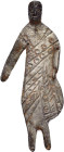 ANCIENT ROMAN SILVER MALE STATUETTE.(1st-2nd century).Ae.

Weight : 5.6 gr
Diameter : 49 mm