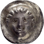 ANCIENT GREEK SILVER APPLIQUE.(1st-2nd century).Ae.

Weight : 1.2 gr
Diameter : 20 mm