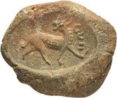 ANCIENT ROMAN TERRACOTTA THEATER TICKET.

Weight :3.06 gr
Diameter : 23 mm