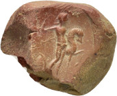 ANCIENT ROMAN TERRACOTTA THEATER TICKET.

Weight : 1.6 gr
Diameter : 17 mm
