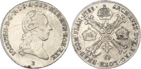 Austrian Netherlands 1/2 Kronentaler 1789 B
KM# 34, N# 28567; Silver; Joseph II; XF, unmounted