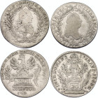 Austria 2 x 20 Kreuzer 1764 - 1765
KM# 2028; N# 39191; Silver; VF
