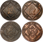 Austria 2 x 30 Kreuzer 1807 B-S
KM# 2149, N# 7068; Copper; Francis I of Austria (1804-1835); coated with protective varnish; VF-XF