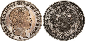 Austria 5 Kreuzer 1846 A
KM# 2196, N# 33656; Silver; Ferdinand I; Vienna Mint; UNC with nice toning