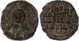 Byzantium Follis 976 - 1025 AD
Copper 16.61 g.; Basil II Bulgaroktonos; Anonimous issue; Mint Constantinople; VF