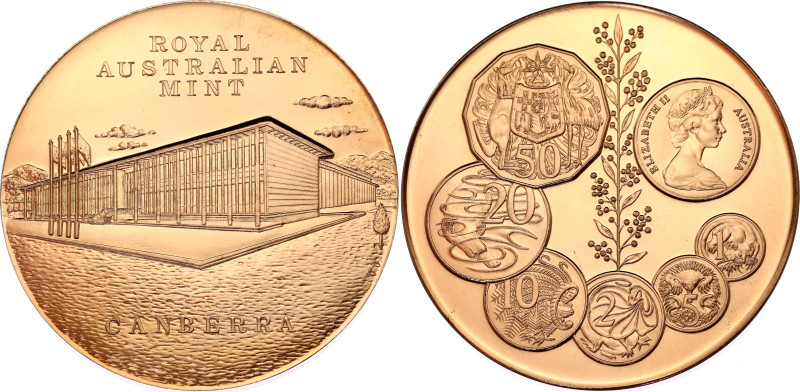 Australia Mint Token 1969 - 1980 (ND)
N# 87705; CuNi 73 g., 50 mm.; Decimal Cur...