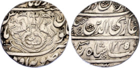 British India Awadh 1 Rupee 1819 AH 1234
KM# 165.1, N# 58222; Silver; coaxility 45°; VF-XF