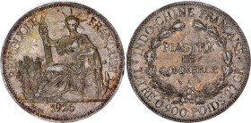 French Indochina 1 Piastre 1926 A Paris
KM# 5a.1, Lec# 302, N# 11287; Silver; Third Republic (1870-1940); Marianne seated left with fasces; mint lust...