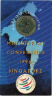 Singapore 5 Dollars 1996
KM# 149, N# 43281; World Trade Organization - International Conference; With origanal package