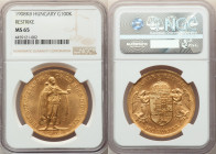 Franz Joseph I gold Restrike 100 Korona 1908-KB MS65 NGC, Kremnitz mint, KM491. AGW 0.9802 oz. 

HID09801242017

© 2022 Heritage Auctions | All Ri...