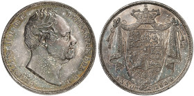 EUROPA. ENGLAND. William IV., 1830-1837. 
1/2 Crown 1834.
S. 3834 schöne Patina, prfr