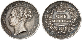 EUROPA. ENGLAND. Victoria, 1837-1901. 
Shilling 1839.
S. 3904 min. Rdf., ss+