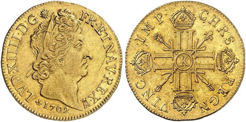 EUROPA. FRANKREICH. - Königreich. Louis XIV., 1643-1715. 
Doppelter Louis d'or ...