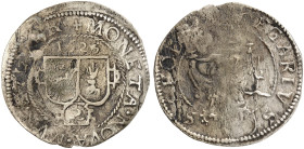 EUROPA. - MURBACH ET LURE. - Abtei. Leopold d'Autriche, 1614-1626. 
Doppelbatzen 1625, Guebwiller.
Divo - , vgl. 95, Slg. Voltz - Stempelfehler, Prä...