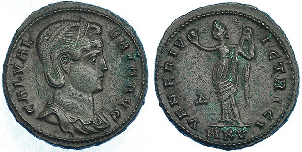GALERIA VALERIA, esposa de Galerio Maximiano. Follis. Cyzicus (308-311). R/ VENE...