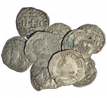 9 monedas. 3 taris: 1610, 1612, 1616, 1619 y 1624. 4 taris: 1612, 1618, 1620 y 1624. MBC-/MBC.