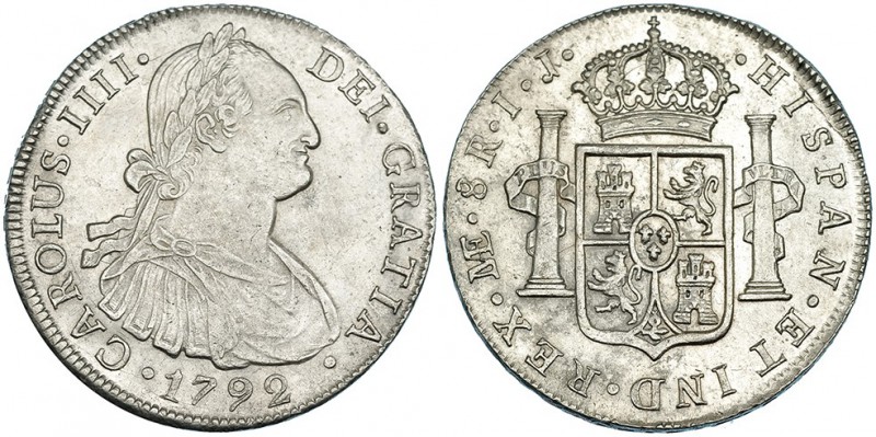 8 reales. 1792. Lima. IJ. VI-754. EBC-/EBC.