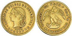 COLOMBIA. Peso. 1872. Medellín. KM-157.1. MBC.