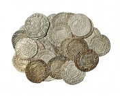 HUNGRÍA. 35 monedas de vellón de dracma. 1528-1620. Diferentes. BC+/MBC.