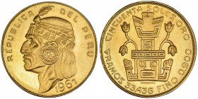 PERÚ. 50 soles de oro. 1967. KM-219. SC.