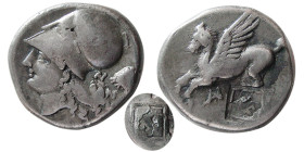 AKARNANIA, Anactorum. Thyrrheon. 350-250 BC. AR Stater.