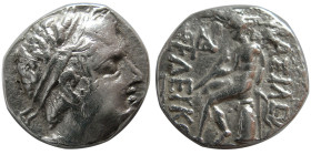 SELEUKID EMPIRE. Seleukos III  225-222 BC. AR Drachm. Very rare.