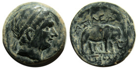 SELEUKID EMPIRE, Antiochos III. 222-187 BC. Æ. Ekbatana.