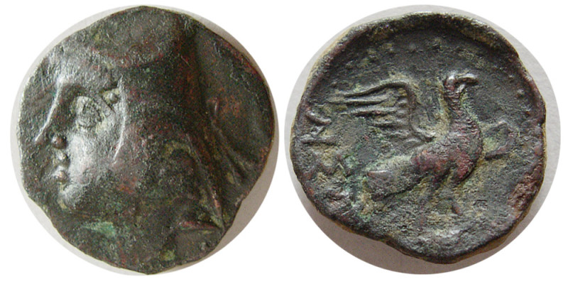 KINGS of PARTHIA. Arsaces II. 211-185 BC. Æ Chalkoi (3.02 gm; 16 mm). Nisa mint....