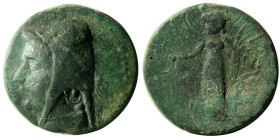 KINGS of PARTHIA. Arsaces II (211-185 BC). Æ dichalkos.