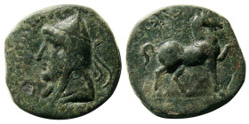 KINGS of PARTHIA. Phriapatius. Ca. 185-179 BC. Æ chalkous.