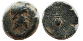 KINGS of PARTHIA. Mithradates I. 168-132 BC. Æ. RRR.