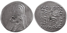 KINGS of PARTHIA. Mithradates II (121-91 BC). AR drachm.