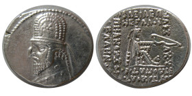 KINGS of PARTHIA. Mithradates III. 87-80 BC. AR Drachm.