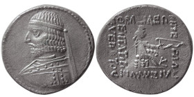 KINGS of PARTHIA. Arsakes XVI (78-61 BC). AR drachm. Rhagai.